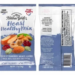 Nature's Garden Healthy Trail Mix Snack Packs, 1.2 oz Pouch, 50 Pouches/Carton