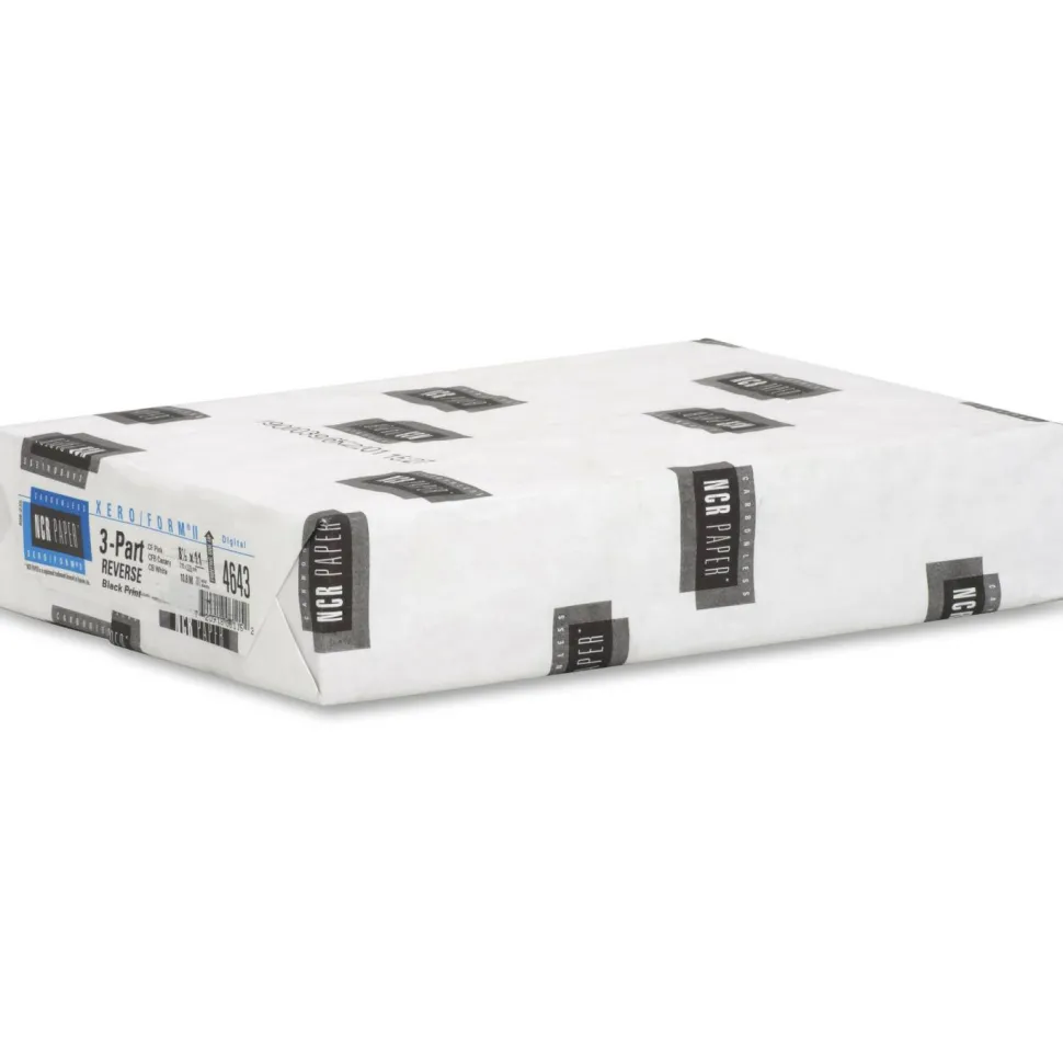 NCR Xero/Form II Carbonless Laser Paper, 1 Ream, White/Yellow/Pink, Letter Size (8 1/2" x 11"), Ream Of 500 Sheets, 92 Lb