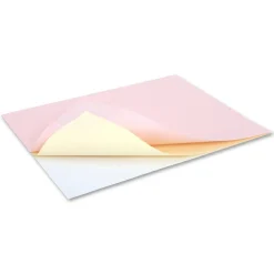 NCR Xero/Form II Carbonless Laser Paper, 1 Ream, White/Yellow/Pink, Letter Size (8 1/2