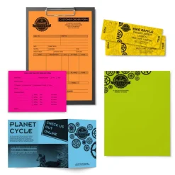 Neenah Astrobrights Bright Color Copy Paper, 1 Ream, Bright Assortment, Letter (8.5