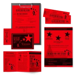 Neenah Color Card Stock - Re-Entry Red