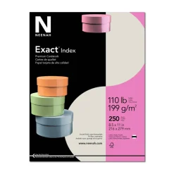 NeenahExact Index Card Stock, 110 Lb., 8 1/2