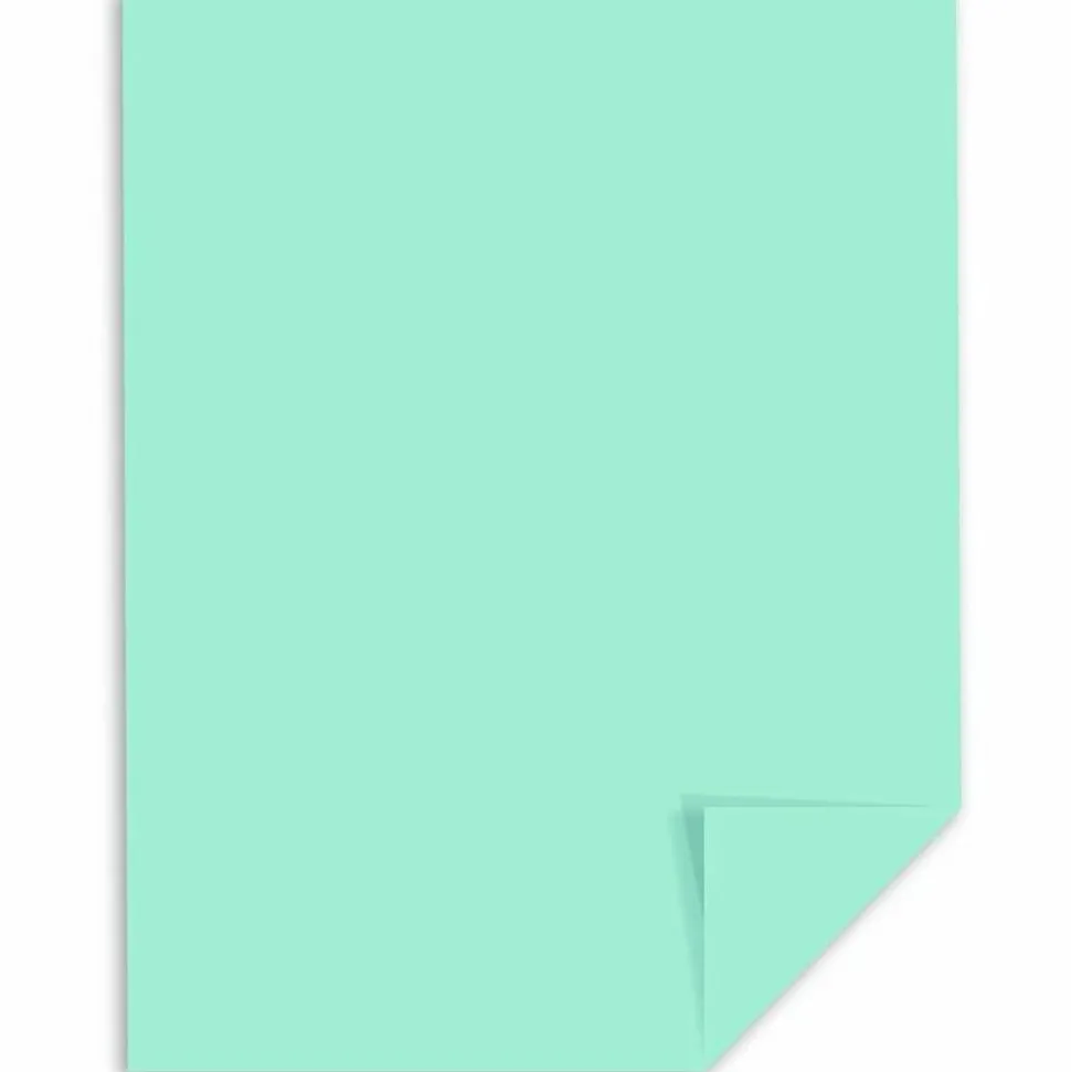 Neenah Exact Index Card Stock, 8 1/2" x 11", 110 Lb., Blue, Pack Of 250 Sheets