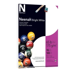 Neenah Multi-Purpose Card Stock, Bright White, Letter (8.5
