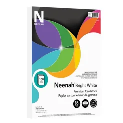 Neenah Multi-Purpose Card Stock, Bright White, Letter (8.5