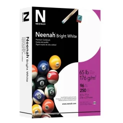 Neenah Premium Card Stock, Bright White, Letter (8.5