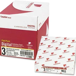 Nekoosa Laser Print Carbonless Paper, 3-Part, Letter Size (8 1/2