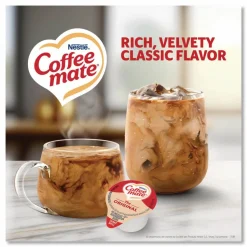 Nestlé Coffee-mate Liquid Creamer, Original Flavor, 0.38 Oz Single Serve, 360/Pack