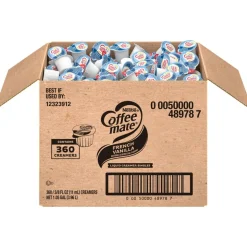 Nestlé Coffee-mate Liquid Creamer, French Vanilla Flavor, 0.38 Oz Single Serve, 360/Pack
