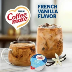 Nestlé Coffee-mate Liquid Creamer, French Vanilla Flavor, 0.38 Oz Single Serve, 360/Pack