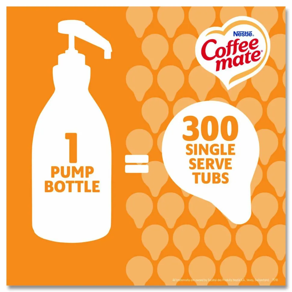 Nestle Professional Solutions Caramel Liquid Concentrate Coffee Creamer - Pump Bottle