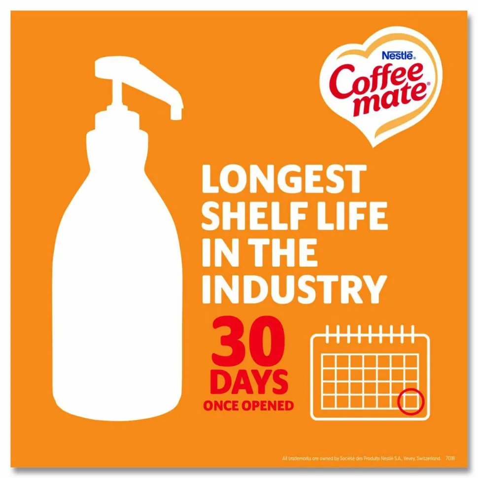 Nestle Professional Solutions Caramel Liquid Concentrate Coffee Creamer - Pump Bottle