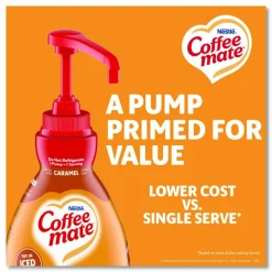 Nestle Professional Solutions Caramel Liquid Concentrate Coffee Creamer - Pump Bottle