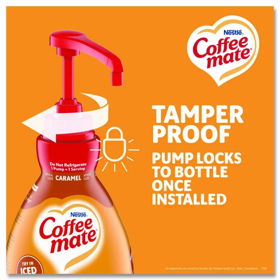 Nestle Professional Solutions Caramel Liquid Concentrate Coffee Creamer - Pump Bottle