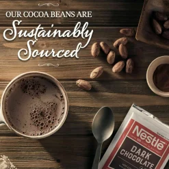 Nestlé Hot Cocoa Mix, Dark Chocolate, 0.71 Packets, 50 Packets/Box, 6 Boxes/Carton