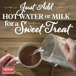 Nestlé Hot Cocoa Mix, Dark Chocolate, 0.71 Packets, 50 Packets/Box, 6 Boxes/Carton