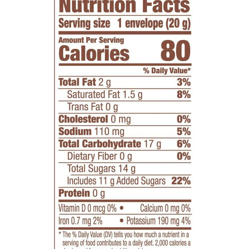 Nestlé Hot Cocoa Mix, Milk Chocolate, 0.71 oz Packet, 60 Packets/Box
