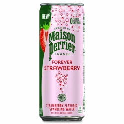 Nestlé Maison Perrier Sparkling Water, 11.15 oz Can, Strawberry, 8 Cans/Box