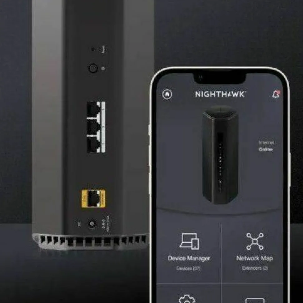 Netgear Nighthawk RS150 Wi-Fi 7 IEEE 802.11be Ethernet, DSL, Cable Wireless Router