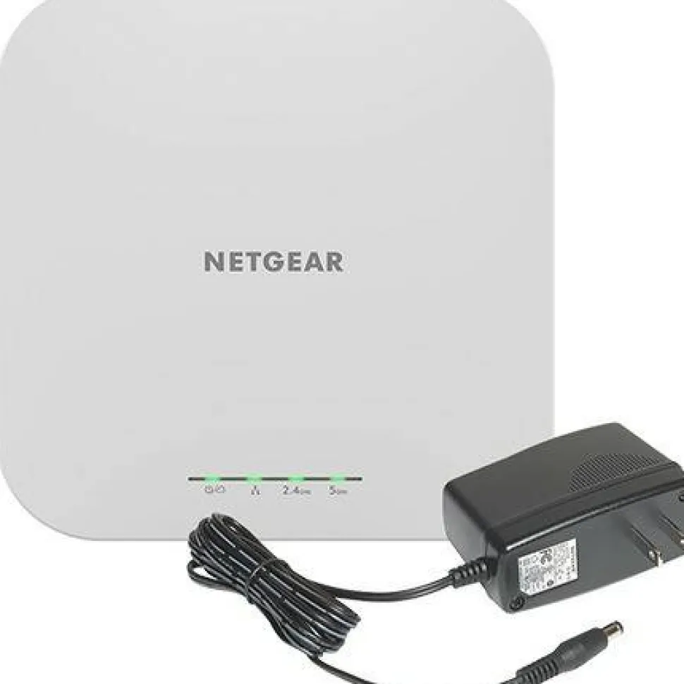 Netgear WAX610 Dual Band Wi-Fi 6 IEEE 802.11 a/b/g/n/ac/ax/i 1.80 Gbit/s Wireless Access Point - Indoor