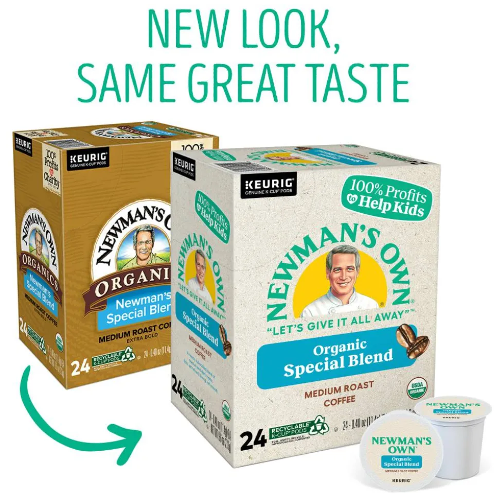 Newman's Own Organics Special Blend Coffee K-Cups, 96/Carton