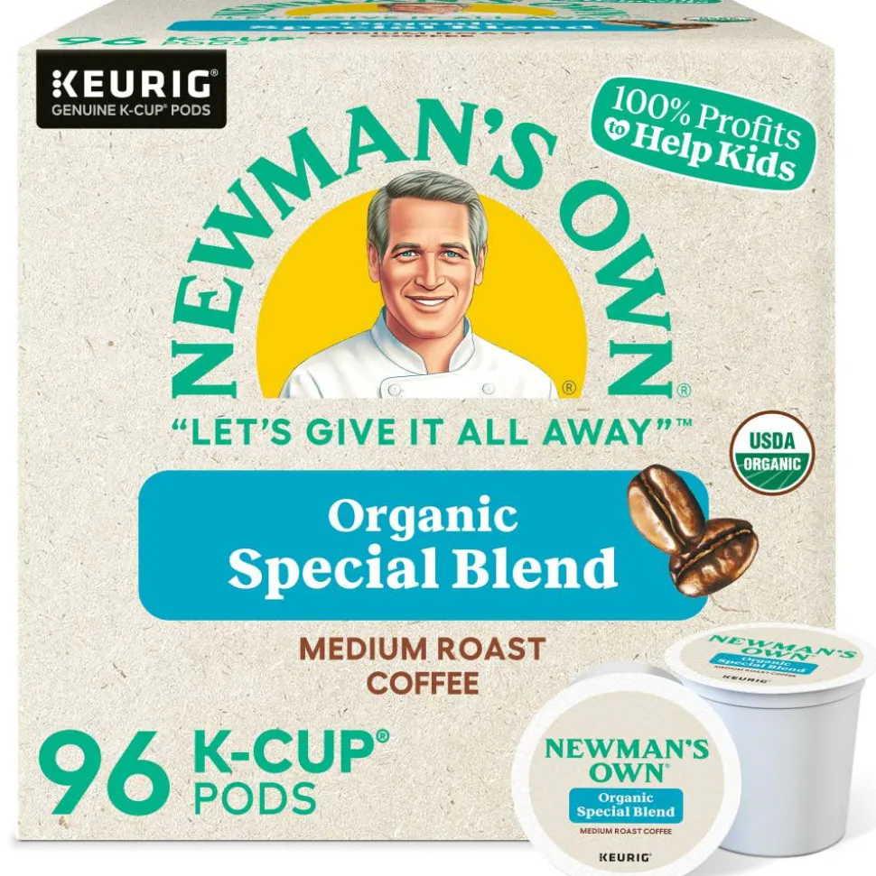 Newman's Own Organics Special Blend Coffee K-Cups, 96/Carton