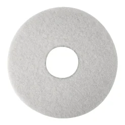 Niagara Polishing Floor Pads, 4100N, 13", White, Pack Of 5