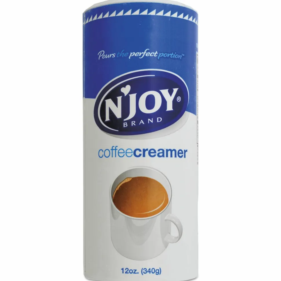 N'Joy Non-Dairy Coffee Creamer, Original, 12 oz Canister, 3/Pack