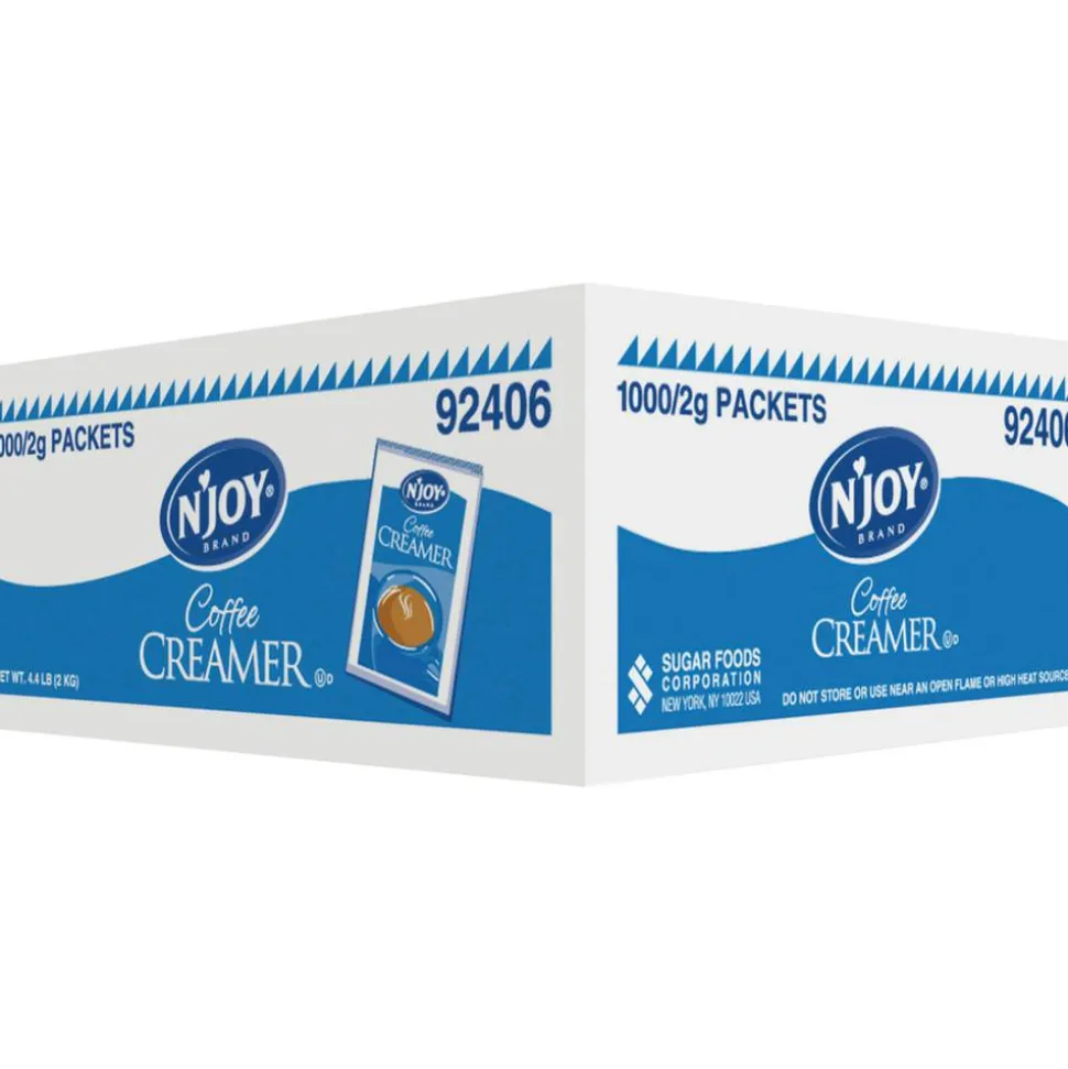 N'JOY Sugar Foods Nondairy Powdered Creamer, Box Of 1,000