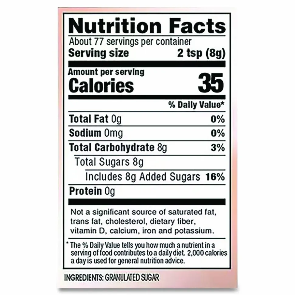 N'JOY Sugar, 20 Oz. Canister