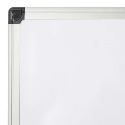 Non-Magnetic Melamine Dry-Erase Whiteboard, 24" x 36", Aluminum Frame With Silver Finish