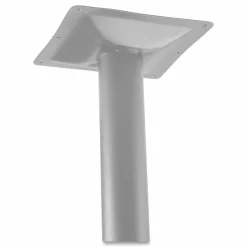 NPS Cafe Table, 36w x 36d x 30h, Square Top/Round Base, Gray Nebula Top, Gray Base