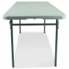 NPS Comfort Max Fold-in-Half Table, Rectangular, 96w x 30d x 29.25h, Speckled Gray Top, Gray Base/Legs