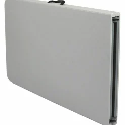 NPS Comfort Max Fold-in-Half Table, Rectangular, 96w x 30d x 29.25h, Speckled Gray Top, Gray Base/Legs