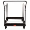 NPS Folding Table Dolly For Round and Rectangular Tables, 660 lb Capacity, 31.25 x 27.75 x 47.5, Brown