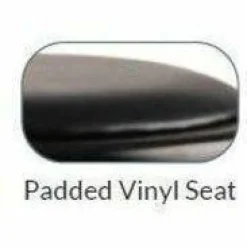 NPS 6400 Series Height Adjustable Heavy Duty Vinyl Steel Stool with Backrest, Supports 300 lb, 19