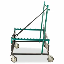 NPS Table Assist Dolly, 1,000 lb Capacity, 38 x 30 x 44.5, Black/Green