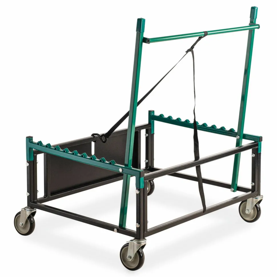 NPS Table Assist Dolly, 1,000 lb Capacity, 38 x 30 x 44.5, Black/Green