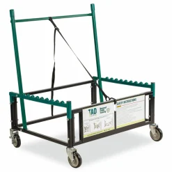 NPS Table Assist Dolly, 1,000 lb Capacity, 38 x 30 x 44.5, Black/Green