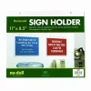 NuDell Acrylic Sign Holder, Horizontal, 11 x 8.5, Clear