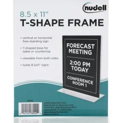 NuDell Acrylic Standing Sign Holder, 8 1/2