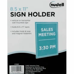 Nu-Dell Cubicle Sign Holder, 8.5