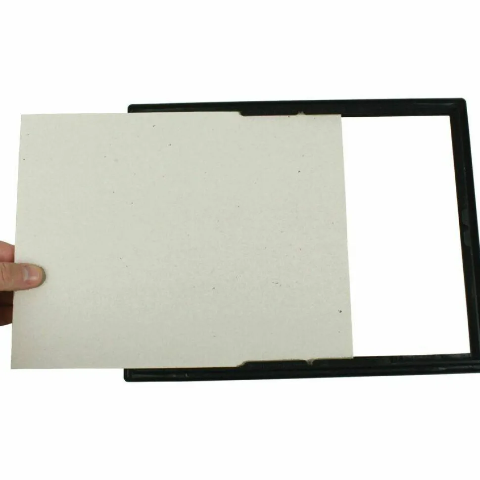 Nu-Dell EZ Mount Plastic Wall Frame - Holds 8" x 10" Insert - Wall Mountable - 1 Each - Plastic - Black, Black