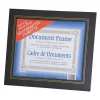 NuDell Flat Leatherette Document Frames - Holds 11"x8.50" Insert - Desktop - Horizontal, Vertical - Easel Back, Hanger - 21202