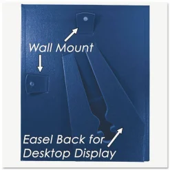 Nu-Dell Flat Leatherette Frame, Blue, Pack Of 2