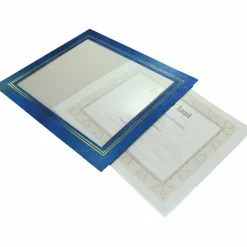 Nu-Dell Flat Leatherette Frame, Blue, Pack Of 2