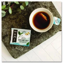 Numi Organic Aged Earl Gray Black Tea, Box Of 18