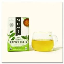 Numi Organic Gunpowder Green Tea, Box Of 18