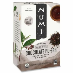 Numi Organic Tea, Chocolate Puerh, 1.13 oz Filterbag, 16/Box