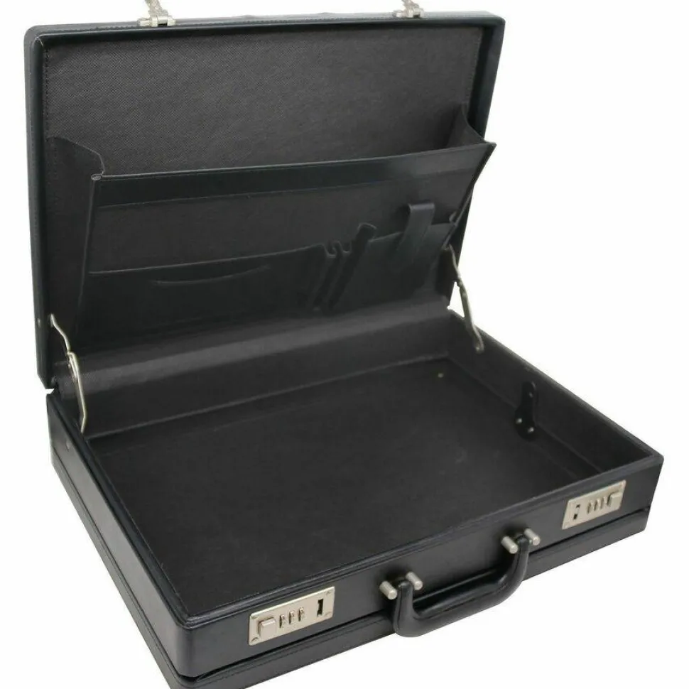 NuSparc Carrying Case (Attaché) Document, Paper, Business Card, Pen - Black
